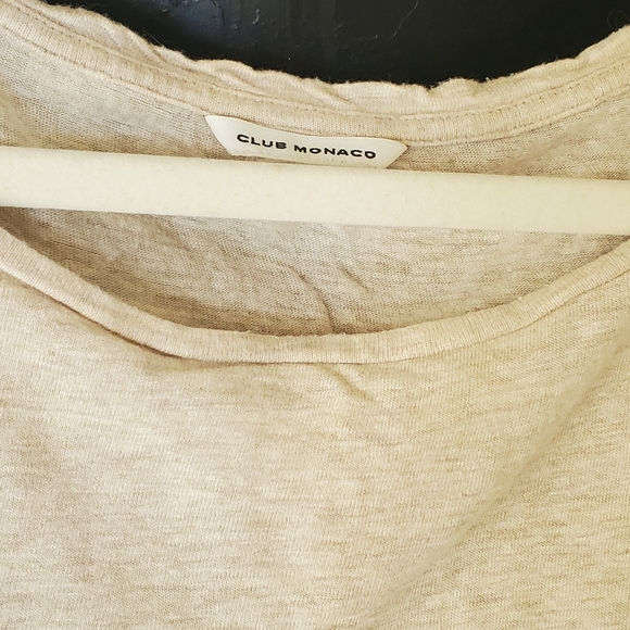 Club Monaco Super Soft Capped Sleeve Summer Tee Small - Picture 5 of 8